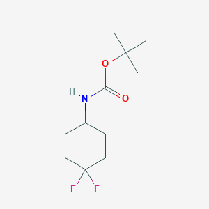 molecular formula C11H19F2NO2 B153361 叔丁基4,4-二氟环己基氨基甲酸酯 CAS No. 675112-67-1