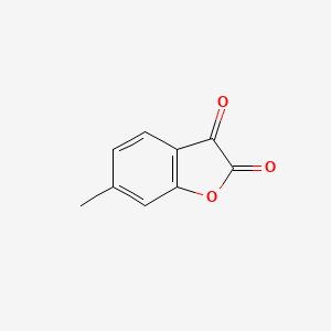 molecular formula C9H6O3 B15336120 6-Methylbenzofuran-2,3-dione 