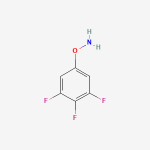 molecular formula C6H4F3NO B15336152 O-(3,4,5-Trifluorophenyl)hydroxylamine 