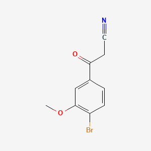 3-(4-Bromo-3-methoxyphenyl)-3-oxopropanenitrile