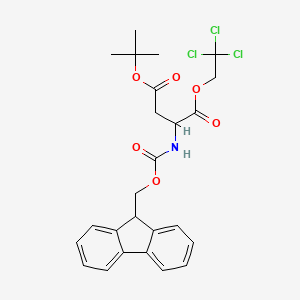 4-tert-Butyl (S)-1-(2,2,2-Trichloroethyl) 2-(Fmoc-amino)succinate