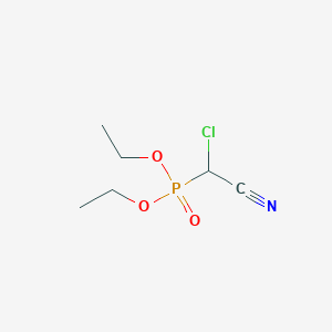 molecular formula C6H11ClNO3P B15336175 Diethyl [Chloro(cyano)methyl]phosphonate 