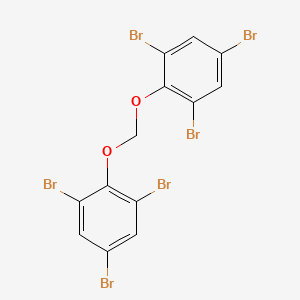 molecular formula C13H6Br6O2 B15336206 1,1'-[Methylenebis(oxy)]bis[2,4,6-tribromobenzene] CAS No. 52176-20-2