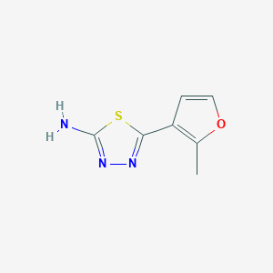 2-Amino-5-(2-methyl-3-furyl)-1,3,4-thiadiazole