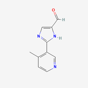 2-(4-Methyl-3-pyridyl)imidazole-5-carbaldehyde