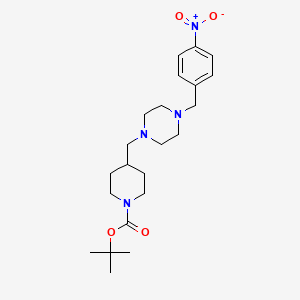 1-[(1-Boc-4-piperidyl)methyl]-4-(4-nitrobenzyl)piperazine