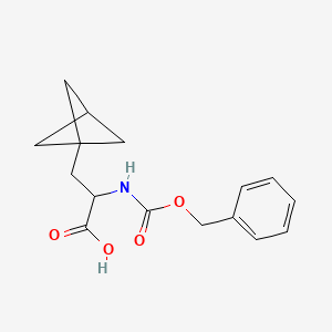 2-(Benzyloxycarbonylamino)-3-(1-bicyclo[1.1.1]pentanyl)propanoic acid