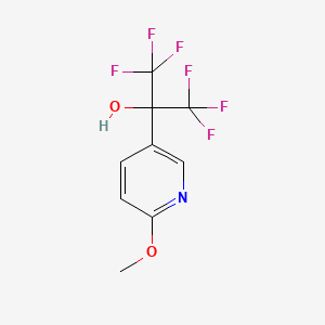 1,1,1,3,3,3-Hexafluoro-2-(6-methoxy-3-pyridyl)-2-propanol