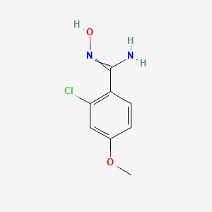 2-Chloro-4-methoxy-N'-hydroxy-benzimidamide