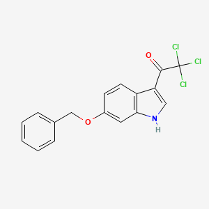 1-[6-(Benzyloxy)-3-indolyl]-2,2,2-trichloroethanone