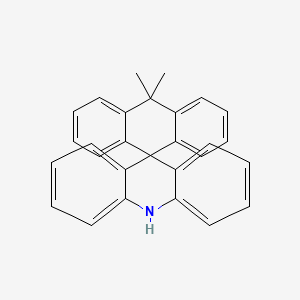 molecular formula C28H23N B15336420 10',10'-Dimethyl-10H,10'H-spiro[acridine-9,9'-anthracene] 