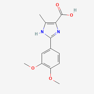 2-(3,4-dimethoxyphenyl)-5-methyl-1H-imidazole-4-carboxylic acid