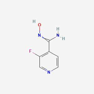 3-fluoro-N'-hydroxypyridine-4-carboximidamide