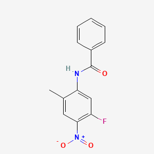 N-(5-Fluoro-2-methyl-4-nitrophenyl)benzamide