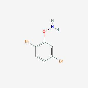 O-(2,5-dibromophenyl)hydroxylamine