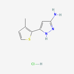 3-Amino-5-(3-methyl-2-thienyl)pyrazole Hydrochloride