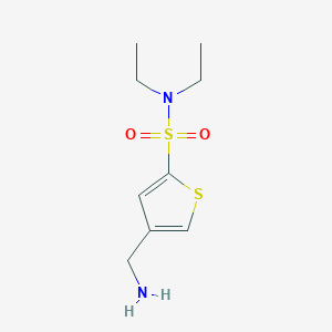 4-(aminomethyl)-N,N-diethylthiophene-2-sulfonamide