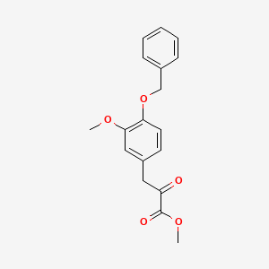 Methyl 3-[4-(Benzyloxy)-3-methoxyphenyl]-2-oxopropanoate