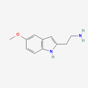 molecular formula C11H14N2O B15336621 2-(5-methoxy-1H-indol-2-yl)ethan-1-amine 