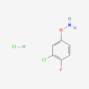 O-(3-Chloro-4-fluorophenyl)hydroxylamine Hydrochloride