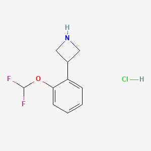 3-(2-(Difluoromethoxy)phenyl)azetidine hydrochloride