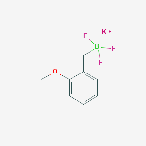 molecular formula C8H9BF3KO B15336754 Potassium Trifluoro(2-methoxybenzyl)borate 