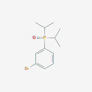 molecular formula C12H18BrOP B15336789 (3-Bromophenyl)diisopropylphosphine Oxide 