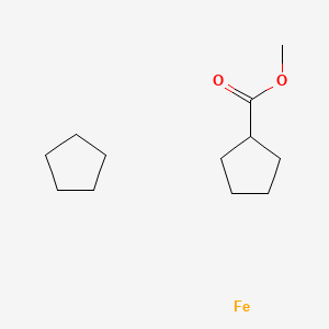 molecular formula C12H22FeO2 B15336813 Methoxycarbonylferrocene CAS No. 1271-56-3