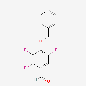 4-(Benzyloxy)-2,3,5-trifluorobenzaldehyde