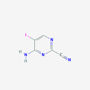 4-Amino-5-iodopyrimidine-2-carbonitrile