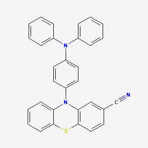 10-(4-(Diphenylamino)phenyl)-10H-phenothiazine-2-carbonitrile