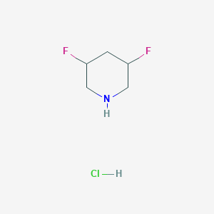 (3R,5R)-3,5-difluoropiperidine;hydrochloride