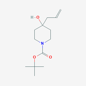 molecular formula C13H23NO3 B153369 叔丁基-4-烯丙基-4-羟基哌啶-1-羧酸酯 CAS No. 203662-51-5