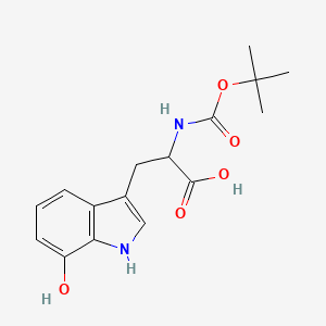 molecular formula C16H20N2O5 B15336935 Boc-7-hydroxy-L-tryptophan 