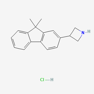 3-(9,9-Dimethyl-2-fluorenyl)azetidine Hydrochloride