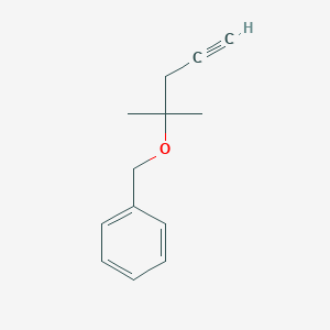 [[(2-Methyl-4-pentyn-2-yl)oxy]methyl]benzene