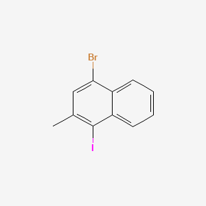 4-Bromo-1-iodo-2-methylnaphthalene