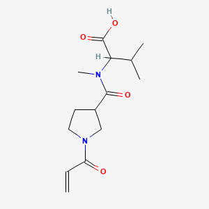 N-[(S)-1-Acryloylpyrrolidine-3-carbonyl]-N-methyl-L-valine