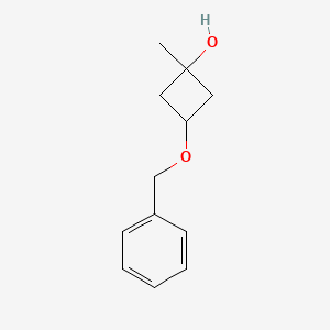 3-(Benzyloxy)-1-methylcyclobutan-1-OL