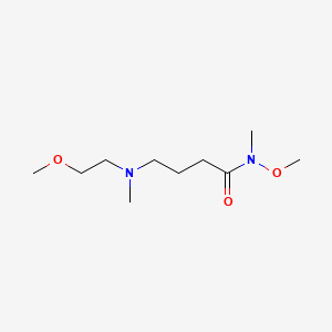 N-Methoxy-4-[(2-methoxyethyl)(methyl)amino]-N-methylbutanamide