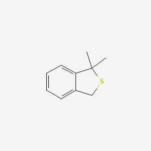 molecular formula C10H12S B15337060 1,1-Dimethyl-1,3-dihydrobenzo[c]thiophene 