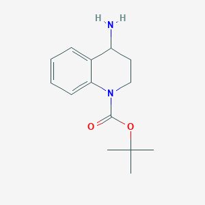 molecular formula C14H20N2O2 B153371 叔丁基4-氨基-3,4-二氢喹啉-1(2H)-羧酸酯 CAS No. 944906-95-0