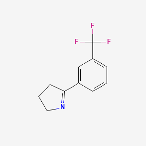 5-[3-(trifluoromethyl)phenyl]-3,4-dihydro-2H-pyrrole