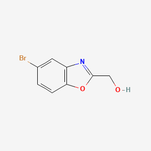 molecular formula C8H6BrNO2 B15337179 (5-Bromo-2-benzoxazolyl)methanol 