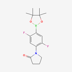 2,5-Difluoro-4-(2-oxo-1-pyrrolidinyl)phenylboronic Acid Pinacol Ester