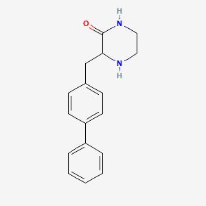 3-Biphenyl-4-ylmethyl-piperazin-2-one