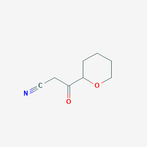 3-Oxo-3-(tetrahydro-2H-pyran-2-yl)propanenitrile