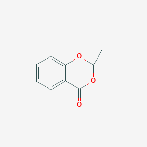 molecular formula C10H10O3 B15337225 4H-1,3-Benzodioxin-4-one, 2,2-dimethyl- CAS No. 1433-61-0