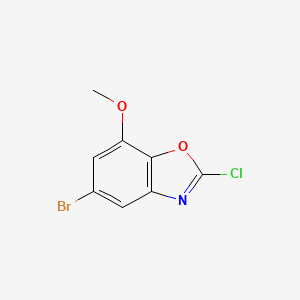 5-Bromo-2-chloro-7-methoxybenzoxazole