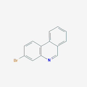 molecular formula C13H8BrN B15337323 3-Bromophenanthridine 